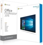 Microsoft Windows 10 home + Office 2016 Professional KW9-00265