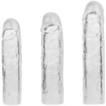 Geaderte Penish&uuml;lle, 3 St&uuml;ck, 16 - 19 cm
