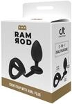 Ramrod - Cockstrap with Anal Plug, 10 cm