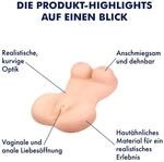 Luxus-Natur masturbator, 53,5 cm