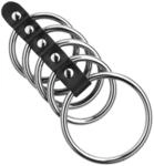 Penismanschette mit 5 Ringen, 4 - 5,5 cm