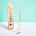 Glasdildo mit gerillter Struktur, 21 cm