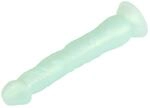 Schimmernder Naturdildo mit Saugfu&szlig;, 23 cm