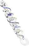 Glasdildo im Spiral Design, 18 cm