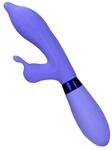 Silicone Pointed Rabbit Vibrator, 22 cm