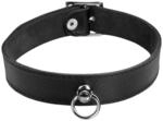 Schmales Leder-Halsband mit O-Ring