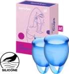 Satisfyer Feel Confident - Menstrual Cup Set, 15 & 20 ml