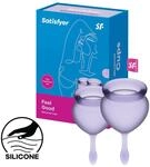 Satisfyer Feel Good - Menstrual Cup Set, 15 & 20 ml