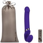 Vibrating Bendable Strap-On - Size L, 34 cm