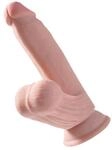 7 Inch Triple Density Cock With Swinging Balls, 21,5 cm