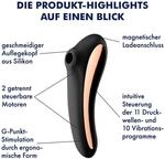 Satisfyer Dual Kiss, 2:1 Vibrator + Druckwellentoy
