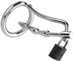 Penisplug mit Schloss, 10,5 cm