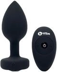 Vibrating Jewel Plug - M/L, 10,5 cm
