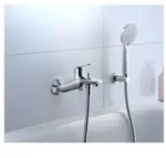 Duravit Handbrause, Chrom/Wei&szlig;, MinusFlow, d. 110mm, Strahlart SoftRain, Rain,