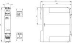Siemens Thermistor-Motorschutzrelais 3RN20101CW30 1 Messkreis Schraubanschluss