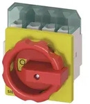 Siemens Not-Ausschalter 3LD21031TL53 4-polig 25A 10kW IP65 Frontbefestigung 4-Loch