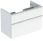 Geberit iCon Unterschrank f&uuml;r Waschtisch, 2 Schubladen Waschtisch 90cm, Wei&szlig;