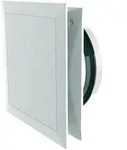 Helios DLV 125 Design-L&uuml;ftungsventil f&uuml;r Ab- und Zuluft einstellbar mit G2-Filter