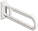 HEWI St&uuml;tzklappgriff drehbar Serie 801 L 850mm, Stahlkern reinwei&szlig; 801.50.120...