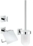 Grohe Start Cube WC-Set 3 in 1 Glas/Metall Bademantelhaken WC-Papierhalter