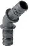 Geberit Mepla Winkel 45 Grad, DN 50, 63mm, PVDF, Schwarz, 627245005 627245005