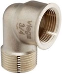 Viega Bogen 90 Grad 3092, R 1" x Rp 1", Rotguss 264048