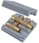 Viega Kreuzungs-T-St&uuml;ck 2249.3, d. 18mm x15x18, Rotguss 493332