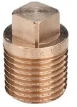 Viega Stopfen 3291 mit Vierkant ohne Rand, R 1/2", Rotguss 266646