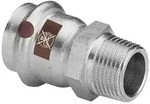 Viega Temponox &Uuml;bergangsst&uuml;ck mit SC-Contur 1711, d. 42mm x R 1 1/2", Stahl