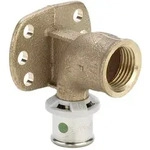 Viega Sanfix P Wandscheibe mit SC-Contur 2125.5, d. 16mm x Rp 1/2", Rotguss 303181