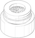 Dornbracht Luftsprudler M18x1-AG, Chrom, 90230111300-00 90230111300-00