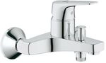 Grohe BauFlow Einhand-Wannenbatterie Wandmontage, Chrom, 23756000 23756000
