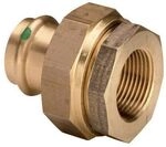 Viega Sanpress Isolierverschraubung mit SC-Contur 2267, d. 18mm x Rp 3/4",