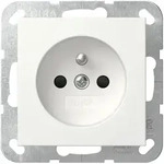 Gira Steckdose mit Erdungsstift System 55, 16A 250V, Reinwei&szlig;, 448503 448503