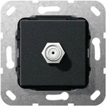 Gira SAT-F-Buchse 565010, Schwarz matt 565010
