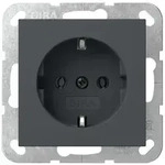 Gira Schutzkontakt-Steckdose System 55, 16A 250V, Anthrazit, 418028 418028