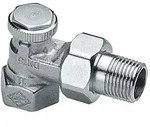 IMI Heimeier Verschraubung Regutec, Eckform, DN 10, Rotguss vernickelt 0355-01.000