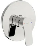 Hansa Basic Einhebelmischer Fertigset f&uuml;r Brause-Batterie 8056 Rosette rund Chrom
