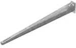 OBO Bettermann Wand- und Stielausleger AW 15 61, 80x610x40mm, Stahl, Zink 6420826