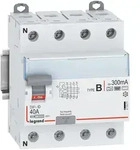 Legrand Fehlerstromschutzschalter DX3 40A, 4-polig, 300mA, Typ B, 400V,...