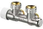 Oventrop Multiblock T Anschlussarmatur 1/2" Au&szlig;engewinde x 3/4" Au&szlig;engewinde, Ein-