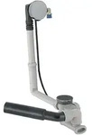 Geberit Badewannenablauf, Drehbet&auml;tigung, Zulauf, L&auml;nge 26cm, Fertigbauset
