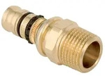 Geberit Mepla &Uuml;bergang mit Au&szlig;engewinde, D 16mm, R 3/4", Rotguss bleifrei 601536005