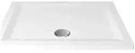 Breuer Flat Line Design Rechteckwanne, Mineralgusswanne 750x900mm, Wei&szlig;