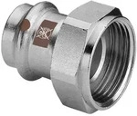 Viega Temponox Anschlussverschraubung mit SC-Contur 1763, d. 28mm x G 1", Stahl