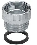 Viega &Uuml;bergangsnippel 3252, M22 x G 3/4" x 1mm, Rotguss verchromt 448325