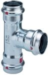 Viega Prestabo T-St&uuml;ck mit SC-Contur 1118, d. 42x22x42mm, Stahl verzinkt 558789