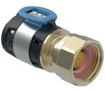 Geberit FlowFit &Uuml;bergang mit &Uuml;berwurfmutter bleifreie Siliziumbronze, D 16mm, ID