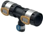 Geberit FlowFit T-St&uuml;ck reduziert, D 50mm, D1 32mm, D2 50mm, PPSU, 620125001
