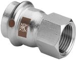 Viega Temponox &Uuml;bergangsst&uuml;ck mit SC-Contur 1712, d. 28mm x Rp 3/4", Stahl
